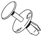 CRL BMW 7 Series Drive Type Trunk Insulation Rivet