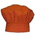 Chefskin Chef Mushroom Hat Orange Adults Adjustable Velcro,