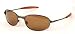 Womens Polarized Bronze Metal Sunglasses with Pouch CLOSEOUT