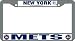 New York Mets Chrome License Plate Frame