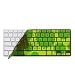 iSkin Protouch Vibes Keyboard Skin with Microban for Wired / Wireless Apple Aluminum Keyboard - Drag