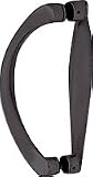 CRL 6 Oil Rubbed Bronze Back-to-Back Sculptured Solid Pull Handle