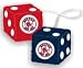 Official MLB Major League Baseball Licensed Team Logo Fuzzy Dice shape Mirror Danglers - Boston Red Sox