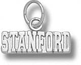 Stanford Cardinal Solid Sterling Silver ''STANFORD'' 3/16'' Pendant