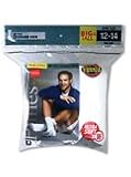 6-Pack Hanes CUSHION CREW HMCL94/6