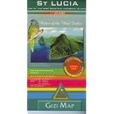 Saint-Lucia Road Map Gizi 1: 50 000 (English and French Edition) Gizi