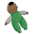 African-American Girl Kuddle Doll
