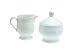 Mikasa Antique White Antique White Sugar & Creamer Set 2-pc.