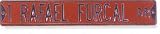 1 Rafael Furcal Authentic Street Sign