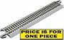Bachmann Trains Snap-Fit E-Z Track 9? Straight Track - Bulk (50 pieces)