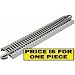 Bachmann Trains Snap-Fit E-Z Track 9? Straight Track - Bulk (50 pieces)