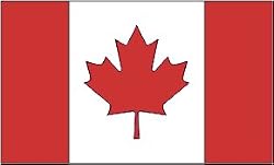 5 Canadian Flags 4 X 6 Inches Just $2 Each