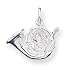 Sterling Silver French Horn Charm