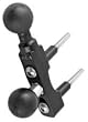 RAM Mounts Brake/Clutch Clamp Mount With 2 Balls