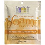 AURA CACIA, Aromatherapy Foam Bath Tangerine/Grapefruit - 2.5 oz