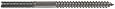 The Hillman Group The Hillman Group 731 Hanger Bolt 1/4 x 2 1/2 In. 20-Pack