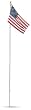 20' Aluminum Flag Pole Kit