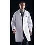 Medline Knee Length Lab Coat, White, Medium