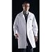 Medline Knee Length Lab Coat, White, Medium