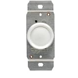 Leviton #L02-00700-00W White 600W Rotating Dimmer