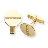 14K Dallas Cowboys Cuff link
