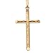 Jewelry : 14K Yellow Gold Cross Pendant
