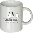 Picture of Penguins One By One the Penguins Slowly Steal My Sanity Coffee Cup