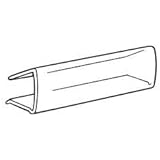 Clear Shelf Label Holders 2 7/8 X 7/8 Bag of 25