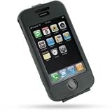Apple iPhone Metal Aluminum Hard Case - Flip Type (w/ Screen Protection) (Black)