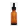 Amber Glass Bottle 1oz(30ml) with Dropper (1 Dozen)
