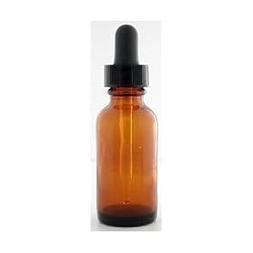 Amber Glass Bottle 1oz(30ml) with Dropper (1 Dozen)