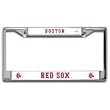 Boston Red Sox License Plate Frame (Chrome Metal)