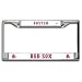Boston Red Sox License Plate Frame (Chrome Metal)