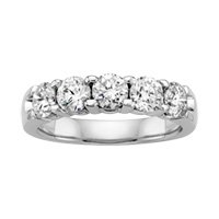 1 1/2 ct. tw. Diamond Anniversary Ring in 14K White Gold