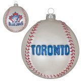 Toronto Blue Jays MLB Glass Baseball Ornament (3-inch)