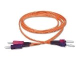 1m MULTIMODE ST/SC DUPLEX PATCH CABLE - ORANGE