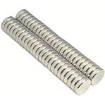 1/4-Inch by 1/10-Inch Neodymium Rare Earth Disc Craft Magnets (Pack of 55) On Sale