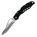 Spyderco Lightweight Drop Point Blade Knife w/Combo Edge & Black FRN Handle Md: BY03PSBK .