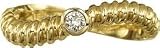 14K Gold Diamond Solitaire Promise Ring