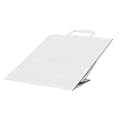 50 Papiertragetasche Tragetaschen Wei� Papier Mini + 1 Glasbeutel