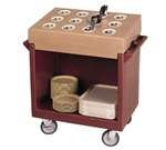 Cutlery Rack Only, (Utensil Cylinders Not Included), 33''L X 22-3/4''W X 9''H, Coffee Beige, Nsf