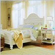 American Drew Camden Antique White Wood Panel Bed 5 Piece Bedroom Set