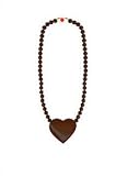 Les Néréides Base Metal Brown Heart Necklace - Japan 