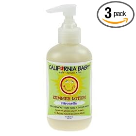 California Baby Citronella Bug Repellant Lotion, 6.5 oz (Pack of 3)
