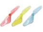 Red, Yellow, & Blue Replacement Tail Props for Mini Infrared RC Helicopter (1 of each, 3 total)