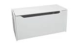 - Rect Toy Chest w/Safety Hinges-Wht.
