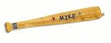 Baseball Bat Plaque -Natural with Stars