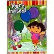 Dora the Explorer 8 Birthday Party Invitations and 8 Thank-You Notes
