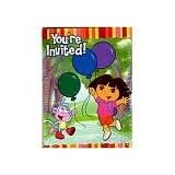 Dora the Explorer 8 Birthday Party Invitations and 8 Thank-You Notes ~ Nick Jr.