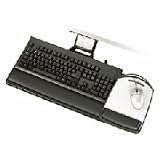 Office Products : 3M Adjustable Keyboard Tray AKT80LE, 17.75 inch Track Knob Adjust Arm